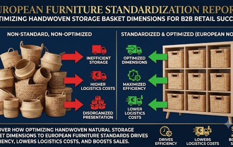 European Furniture Standardization Report: Optimizing Handwoven Storage Basket Dimensions for B2B Retail Success